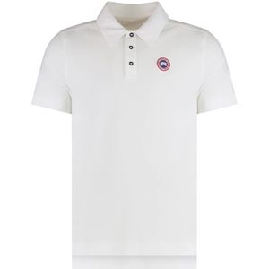 Canada Goose, Heren, Tops, Wit, Maat: 3XL Katoen,