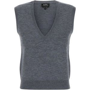 A.p.c., Dames, Truien, Grijs, Maat: S Wol,