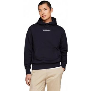 Tommy Hilfiger, Heren, Sweatshirts & Hoodies, Blauw, Maat: L Katoen,