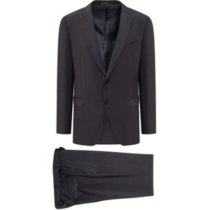 Emporio Armani, Heren, Pakken, Blauw, Maat: M