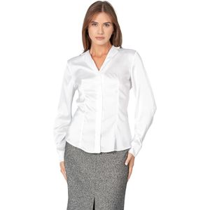 Kocca, Dames, Blouses & Shirts, Wit, Maat: M Zijde,