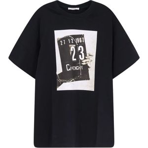 Givenchy, Heren, Tops, Zwart, Maat: L Katoen,