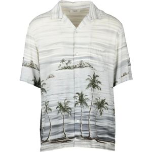 Celine, Heren, Overhemden, Veelkleurig, Maat: XL Viscose,