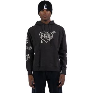 Études, Heren, Sweatshirts & Hoodies, Grijs, Maat: XL Katoen,