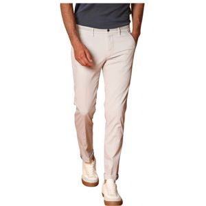 Mason's, Heren, Broeken, Grijs, Maat: 2XL Satijn,