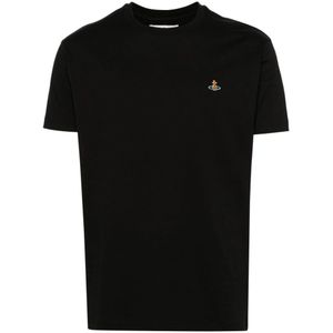 Vivienne Westwood, Dames, Tops, Zwart, Maat: M Katoen,