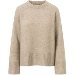 Rue De Tokyo, Heren, Truien, Beige, Maat: S Zijde,