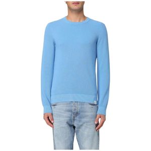 Paul & Shark, Heren, Truien, Blauw, Maat: M Katoen,