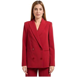 Patrizia Pepe, Dames, Jassen, Rood, Maat: XS