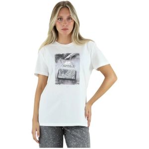 Liu Jo, Dames, Tops, Wit, Maat: XS Katoen,