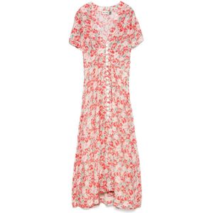 Rixo, Dames, Jurken, Veelkleurig, Maat: S