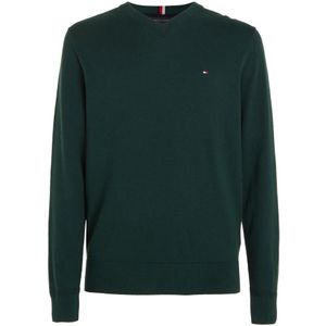 Tommy Hilfiger, Heren, Truien, Groen, Maat: 2XL Katoen,