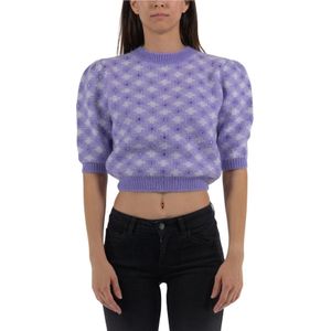 Alessandra Rich, Dames, Truien, Paars, Maat: S