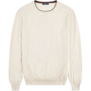 Fay, Heren, Truien, Beige, Maat: 2XL