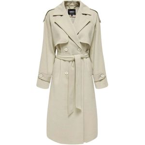 Only, Dames, Mantels, Wit, Maat: M Poliester,