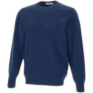 Filippo De Laurentiis, Heren, Truien, Blauw, Maat: M Wol,