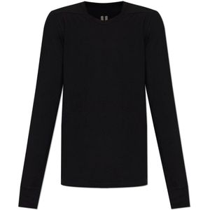 Rick Owens, Heren, Tops, Zwart, Maat: S Wol,