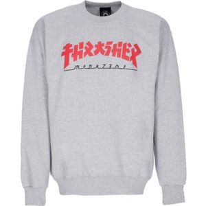 Thrasher, Heren, Sweatshirts & Hoodies, Grijs, Maat: L
