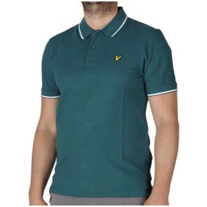 Lyle & Scott, Heren, Tops, Groen, Maat: M Katoen,