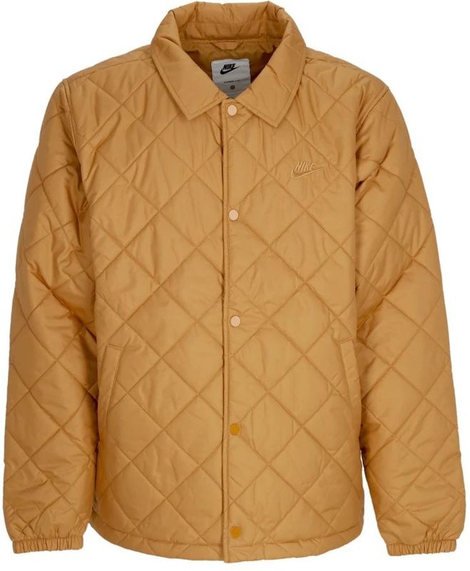 Nike, Heren, Jassen, Beige, Maat: S Linnen,