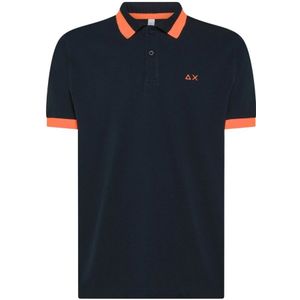 Sun68, Heren, Tops, Blauw, Maat: M