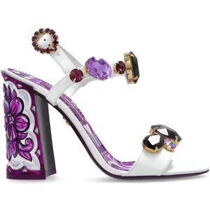 Dolce & Gabbana, Dames, Schoenen, Paars, Maat: 36 EU Leer,
