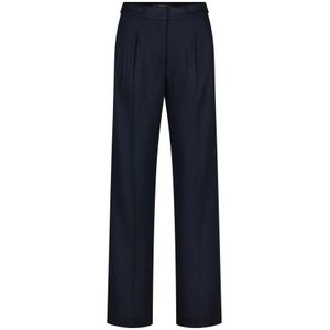 Windsor, Dames, Broeken, Blauw, Maat: XS Wol,