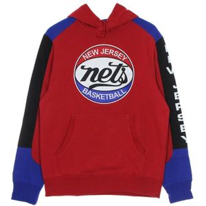 Mitchell & Ness, Heren, Sweatshirts & Hoodies, Rood, Maat: S Fleece,