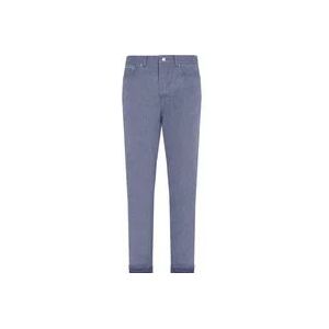 Dior Blauwe Slim-fit Katoenen Jeans , Blue , Heren , Maat: W32