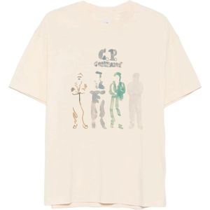 C.p. Company, Heren, Tops, Beige, Maat: S