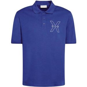 John Richmond, Heren, Tops, Blauw, Maat: M