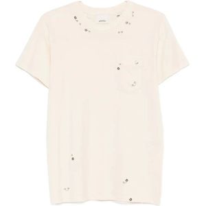 Isabel Marant, Dames, Tops, Beige, Maat: S Katoen,