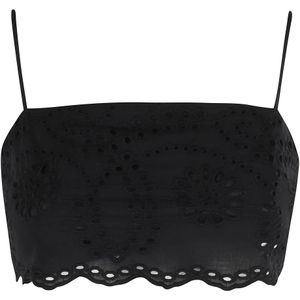 MC2 Saint Barth, Dames, Tops, Zwart, Maat: S Katoen,