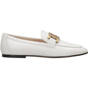 Tod's Kate Slipper in Zwart Leer , White , Dames , Maat: 40 EU