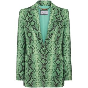 Philipp Plein, Dames, Jassen, Groen, Maat: S Satijn,