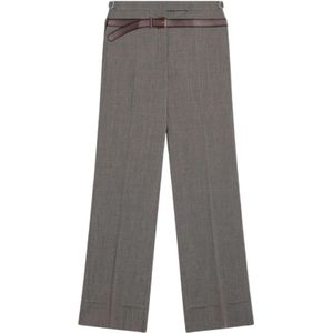 Prada, Dames, Broeken, Grijs, Maat: XS