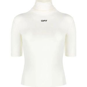 Off White, Dames, Truien, Wit, Maat: S