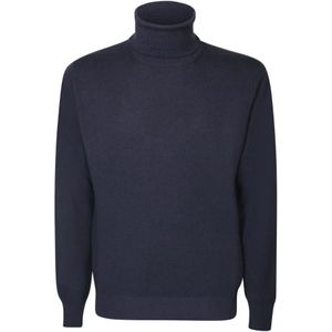 Dell'oglio, Heren, Truien, Blauw, Maat: 3XL Zijde,