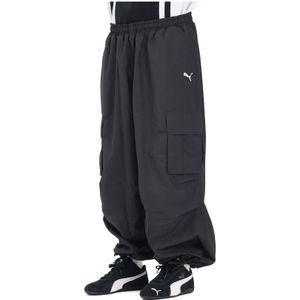 FUTURE.PUMA.ARCHIVE Extreme geweven uniseks cargobroek, Zwart, Maat XXS