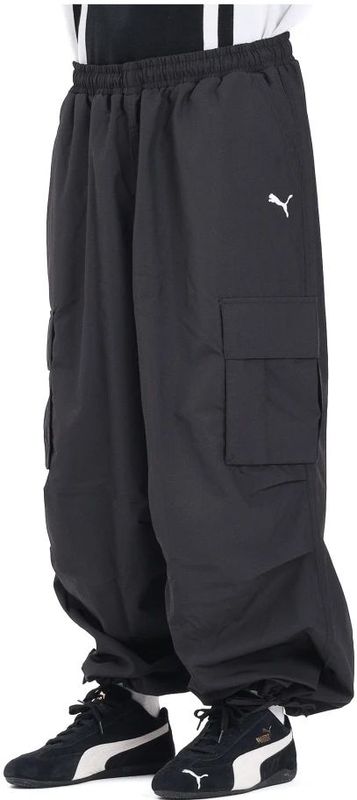FUTURE.PUMA.ARCHIVE Extreme geweven uniseks cargobroek, Zwart, Maat XXS