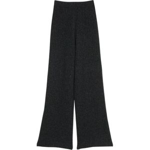 Twinset, Dames, Broeken, Grijs, Maat: XS Wol,