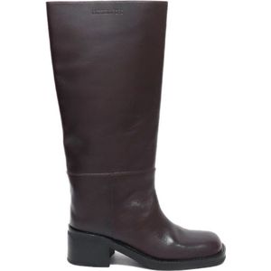 Patrizia Pepe, Dames, Schoenen, Bruin, Maat: 36 EU Leer,