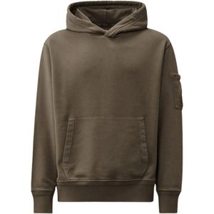 C.p. Company, Heren, Sweatshirts & Hoodies, Grijs, Maat: L Katoen,