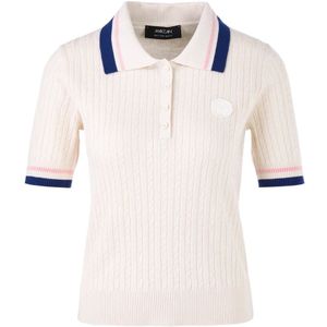 Marc Cain, Dames, Tops, Wit, Maat: L Zijde,