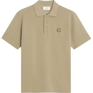 Maison Kitsuné, Heren, Tops, Bruin, Maat: M Katoen,