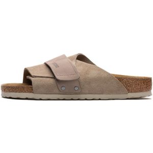 Birkenstock - Kyoto - Muiltjes - Zwart - Suède/Nubuck - Verstelbare Gesp