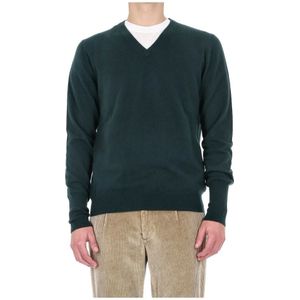 Ballantyne, Heren, Truien, Groen, Maat: 2XL Kasjmier,