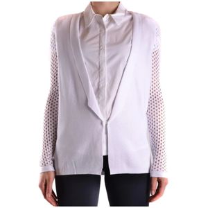 Pinko, Dames, Truien, Wit, Maat: M Viscose,