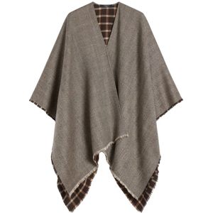 Max Mara, Dames, Jassen, Grijs, Maat: ONE Size Wol,