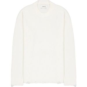 Laneus, Heren, Truien, Wit, Maat: L Katoen,